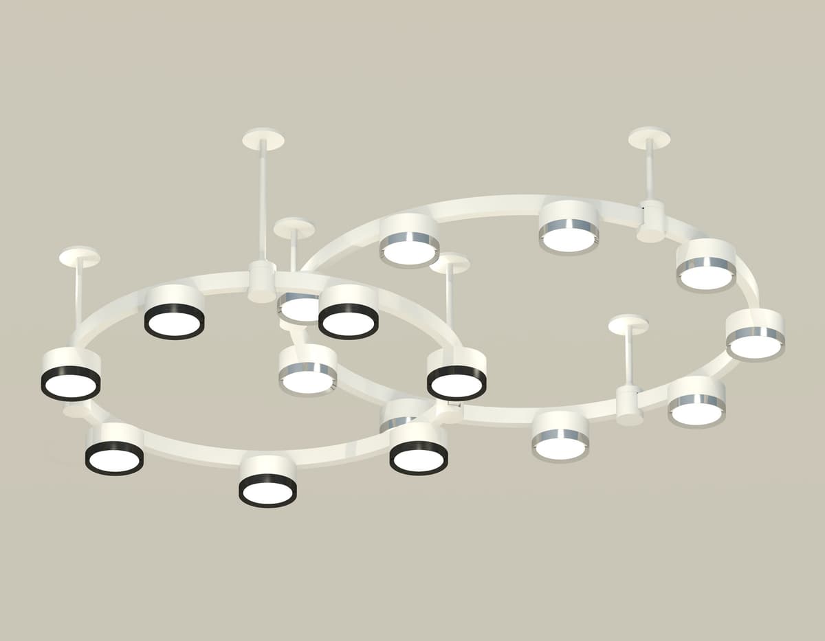 XR92211150/16 SWH/PSL/PBK белый песок/серебро полированное/черный полированный GX53