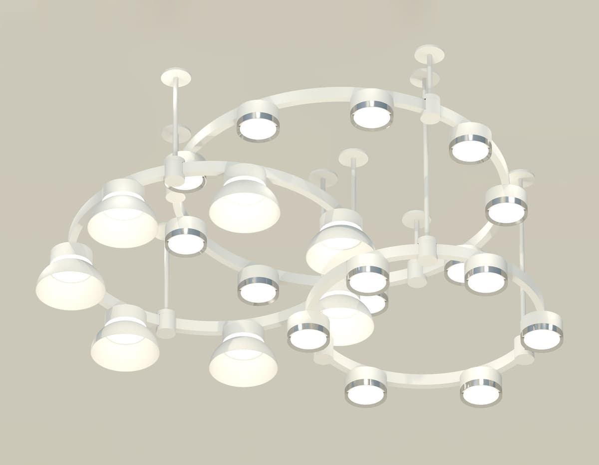 XR92212100/22 SWH/PSL/FR белый песок/серебро полированное/белый матовый GX53