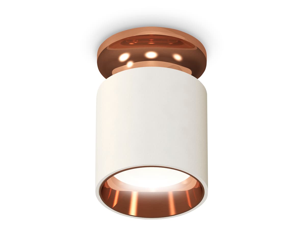 XS6301201 SWH/PPG белый песок/золото розовое полированное MR16 GU5.3 (N6906, C6301, N6114)