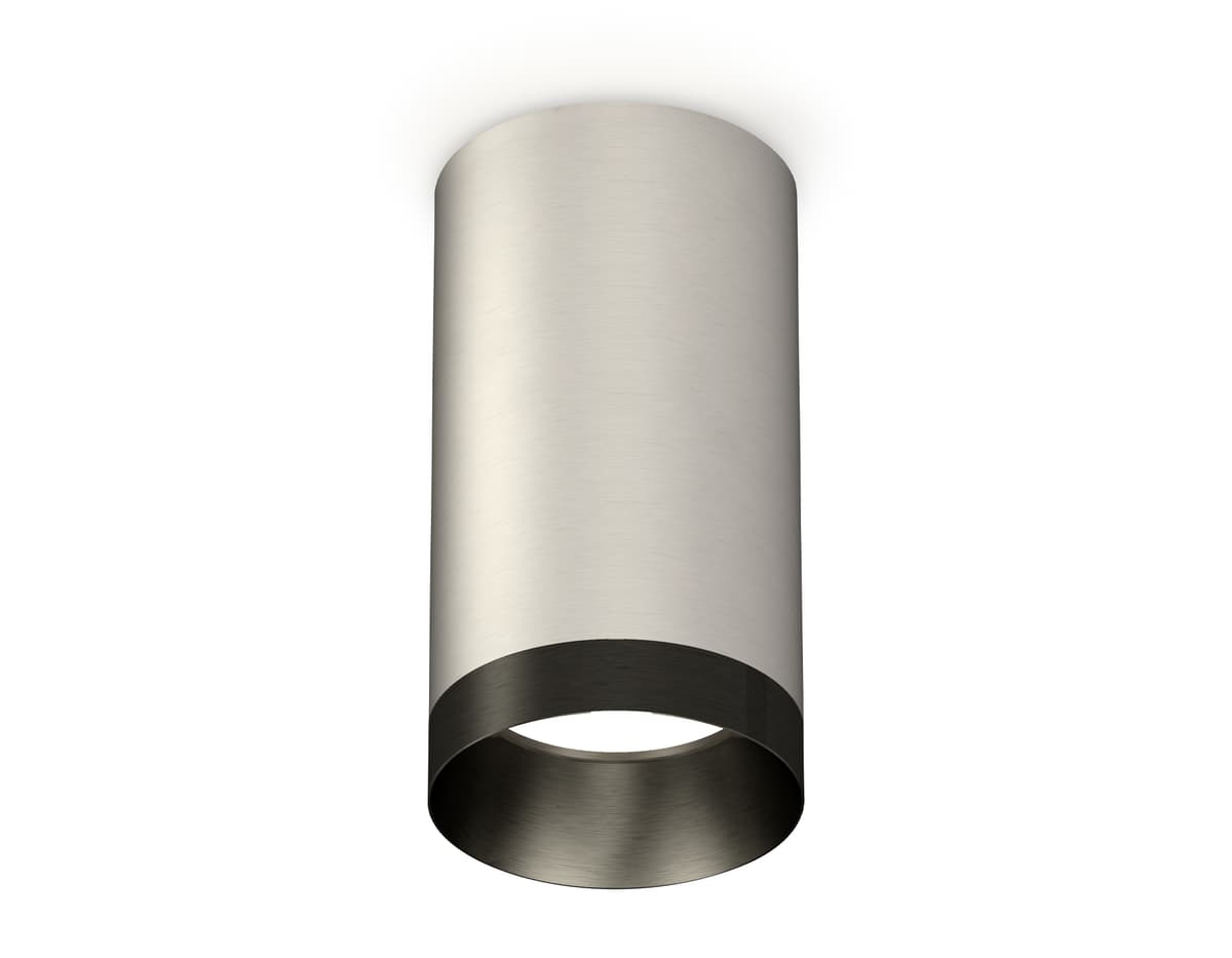 XS6324011 SSL/PBK серебро песок/черный полированный MR16 GU5.3 (C6324, N6131)