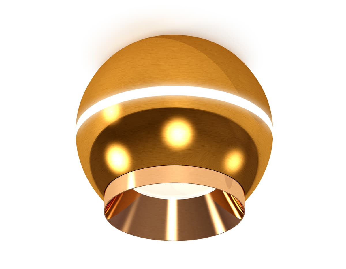 XS1105002 PYG золото желтое полированное MR16 GU5.3 LED 3W 4200K (C1105, N7034)