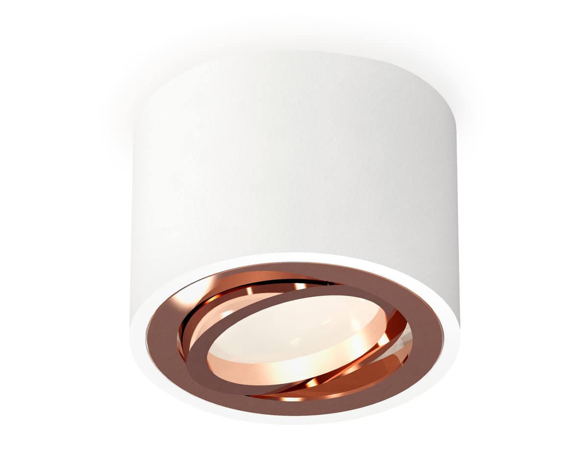 XS7510005 SWH/PPG белый песок/золото розовое полированное MR16 GU5.3 (C7510, N7005)