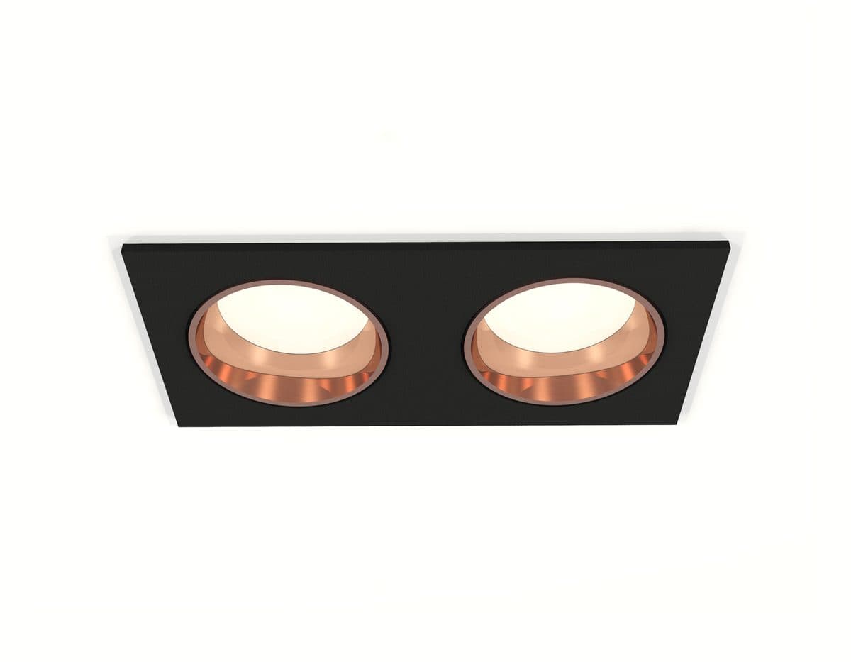 XC6526005 SBK/PPG черный песок/золото розовое полированное MR16 GU5.3 (C6526, N6114)