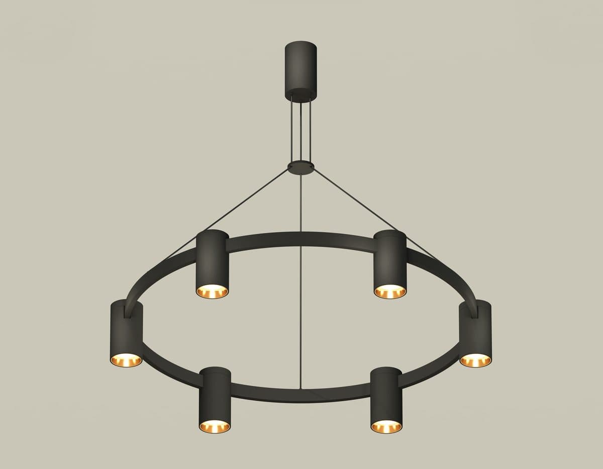 XB9022152/6 SBK/PYG черный песок/золото желтое полированное MR16 GU5.3 (С9022, N6113)