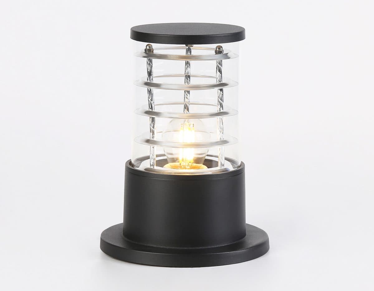 ST2532 BK/CL черный/прозрачный IP54 E27 max 40W D108*200