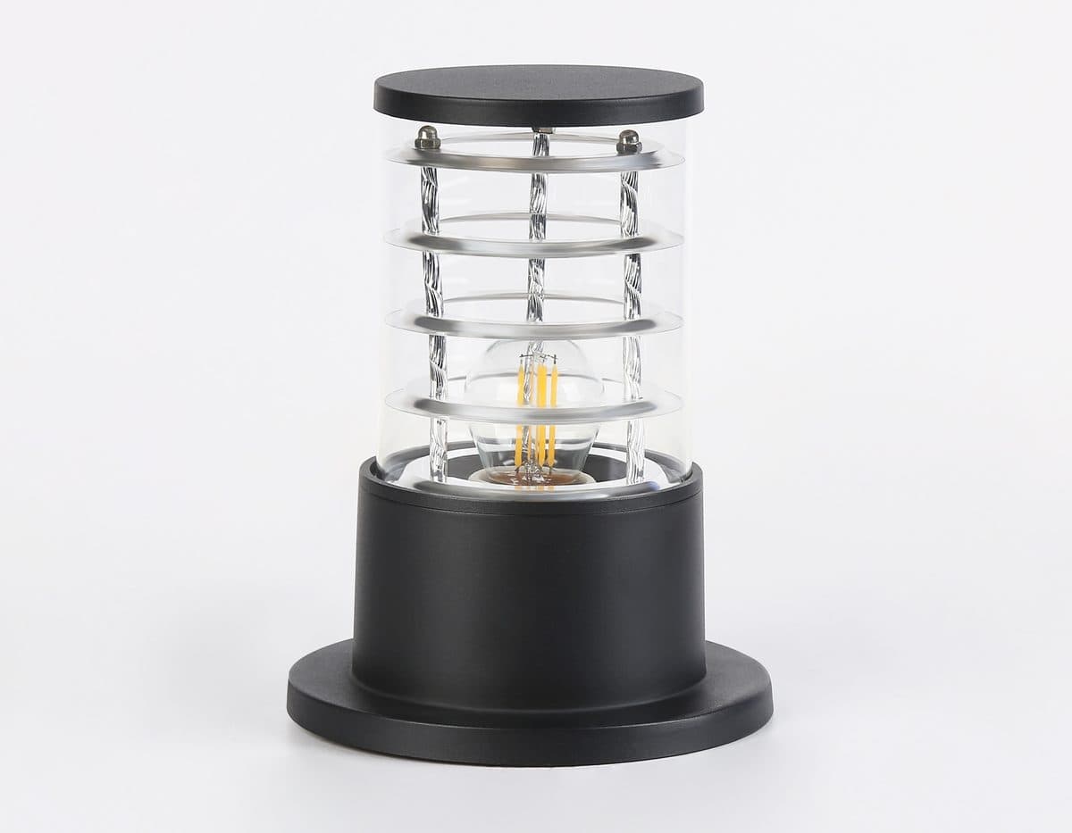 ST2532 BK/CL черный/прозрачный IP54 E27 max 40W D108*200