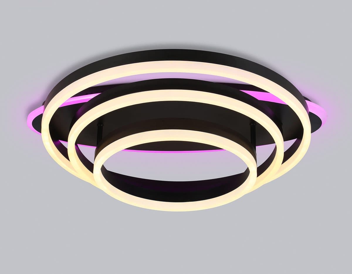 FA8524 BK черный 146W 3000K-6400K+RGB 560*500*150 (ПДУ РАДИО 2.4G)