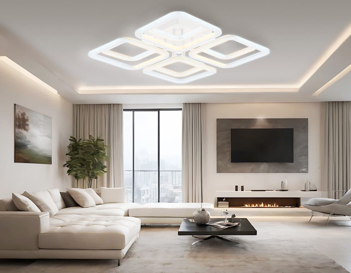 FA8948/4+4 WH белый 101W 3000-6000K 485*485*120 (ПДУ ИК)