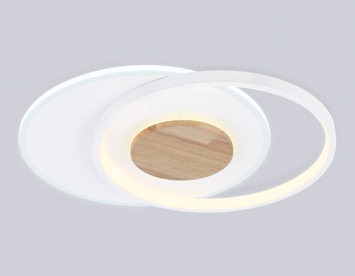 FL4788 WH/WD белый/дерево 54W 3000-6000K 460*365*45 (без ПДУ)