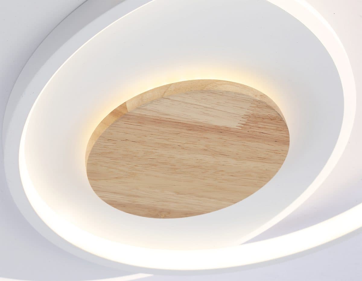 FL4788 WH/WD белый/дерево 54W 3000-6000K 460*365*45 (без ПДУ)