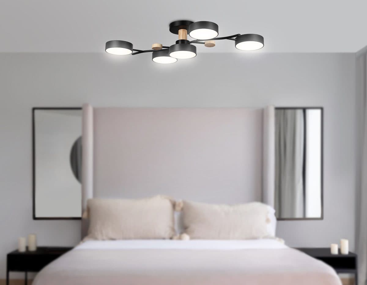 FL4835/5 BK черный 3000K-6400K 70W 830*400*160 (ПДУ ИК)