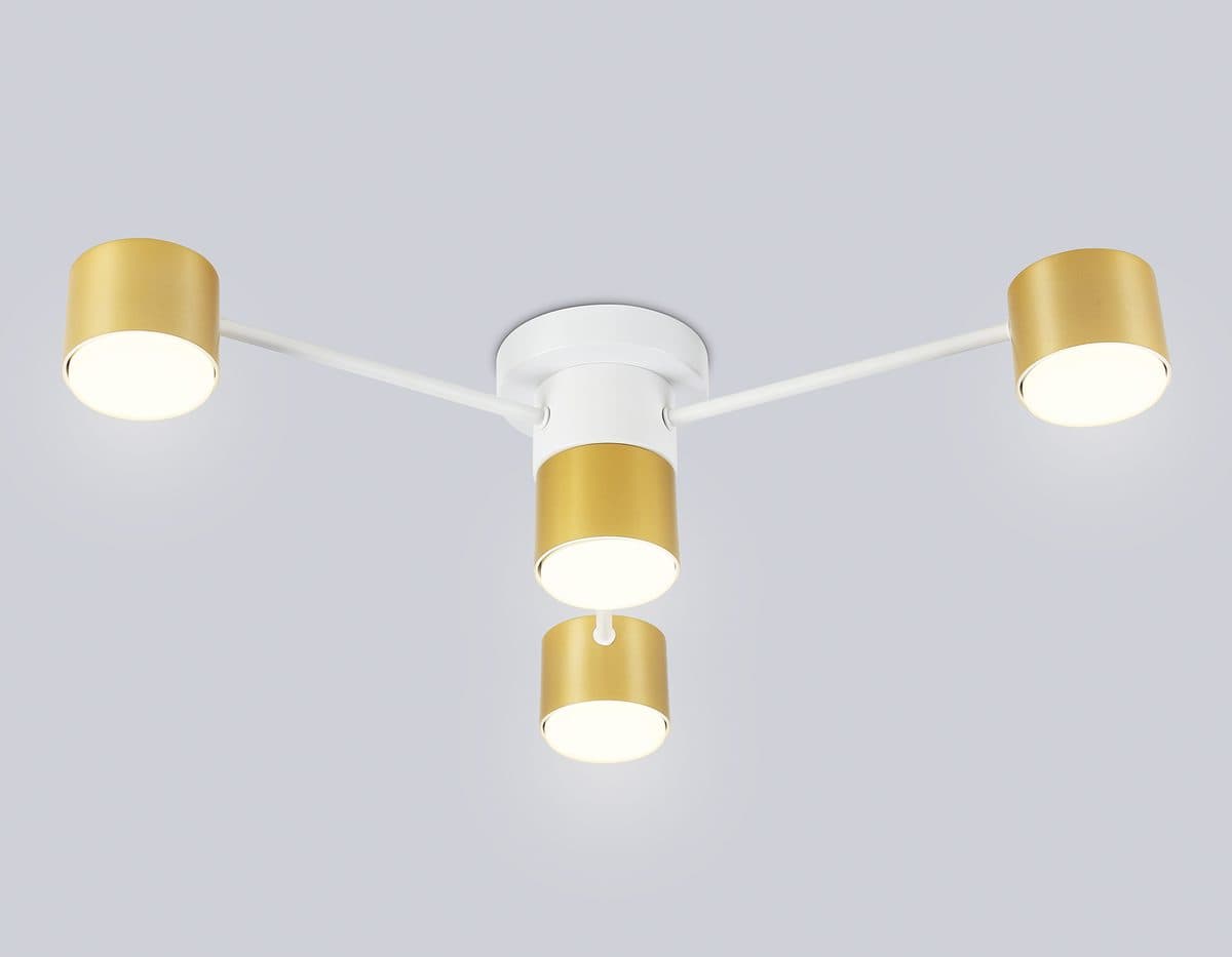 FL51720/4 WH/GD белый/золото GX53/4 max 12W 645*135