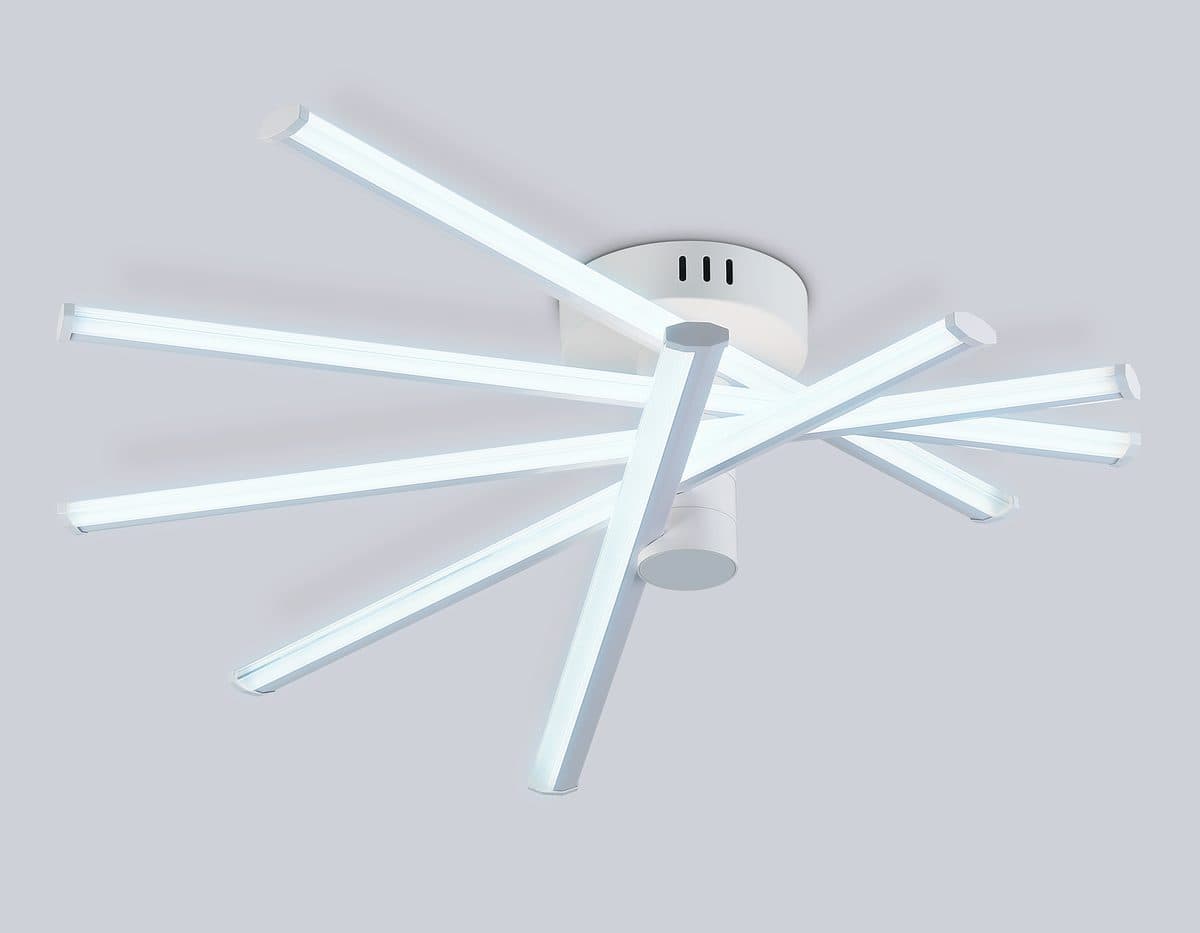 FL6221 WH белый 70W 3000K-6400K 605*605*170 (ПДУ ИК)