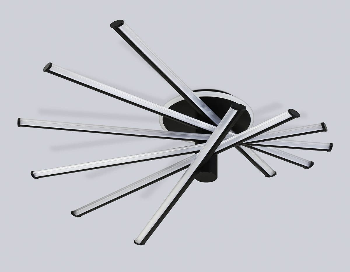 FL6232 BK черный 96W 3000K-6400K 605*605*200 (ПДУ ИК)