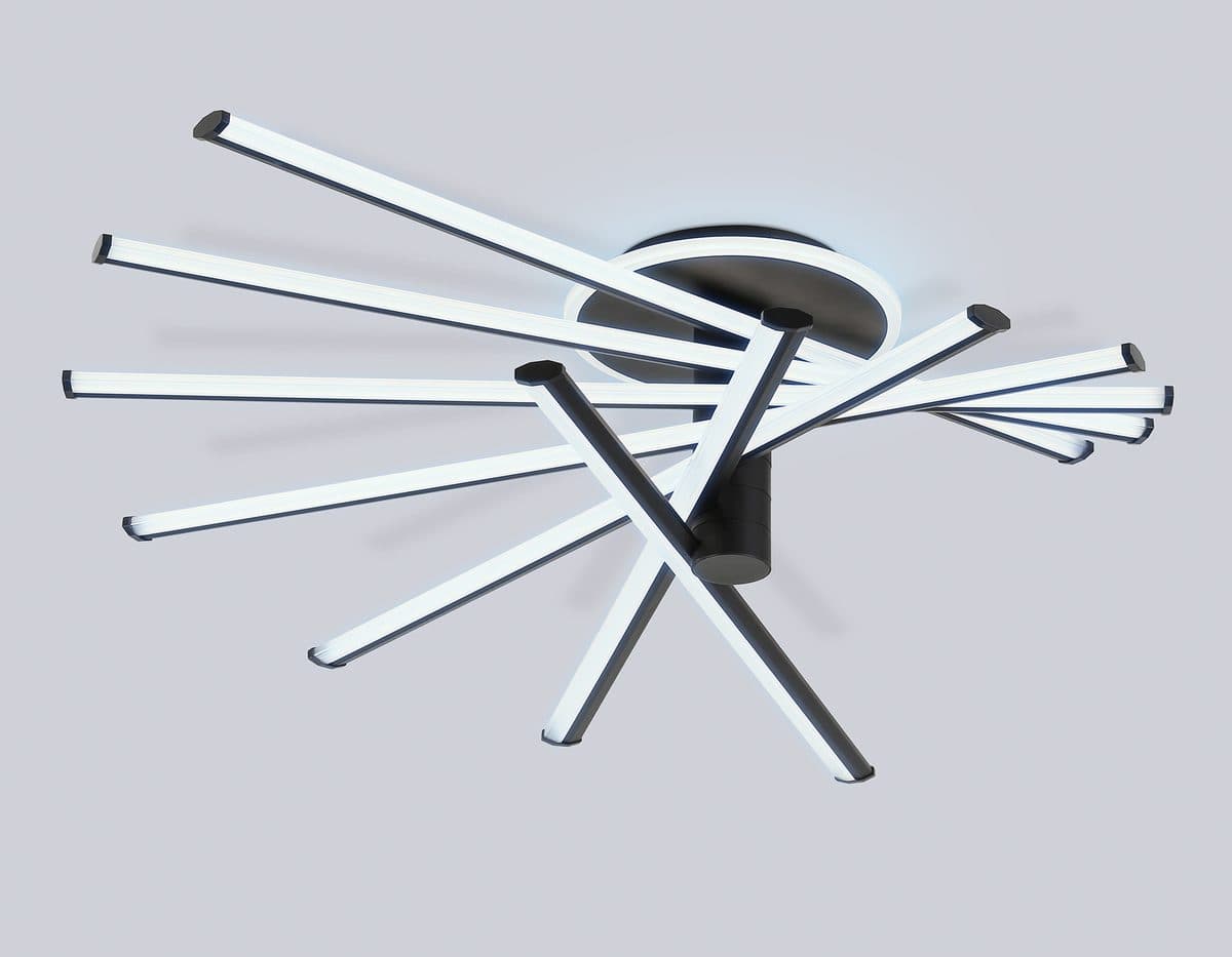 FL6242 BK черный 135W 3000K-6400K 900*750*230 (ПДУ ИК)