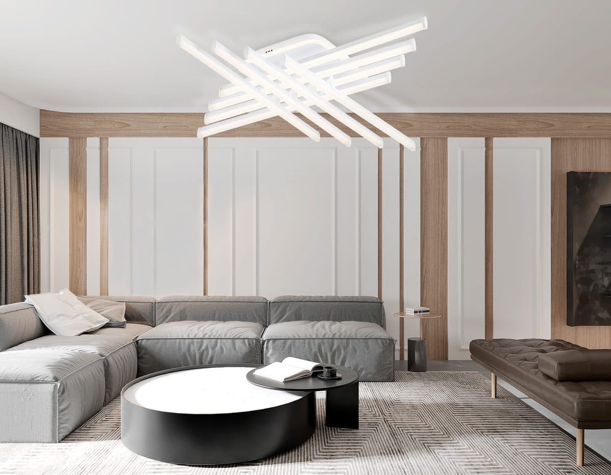 FL6261 WH белый 130W 3000K-6400K 810*810*130 (ПДУ ИК)