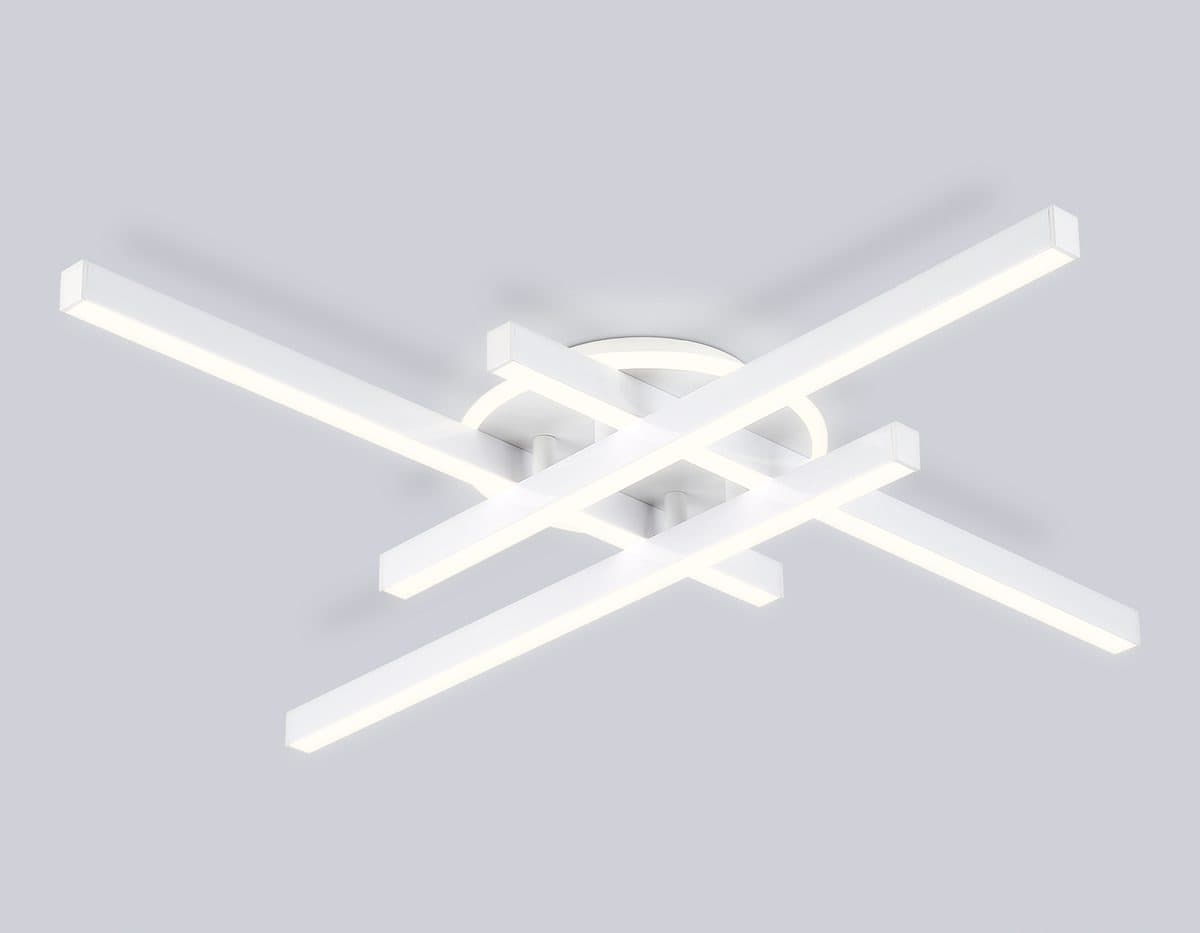 FL6281 WH белый 58W 3000K-6400K 700*700*85 (ПДУ ИК)