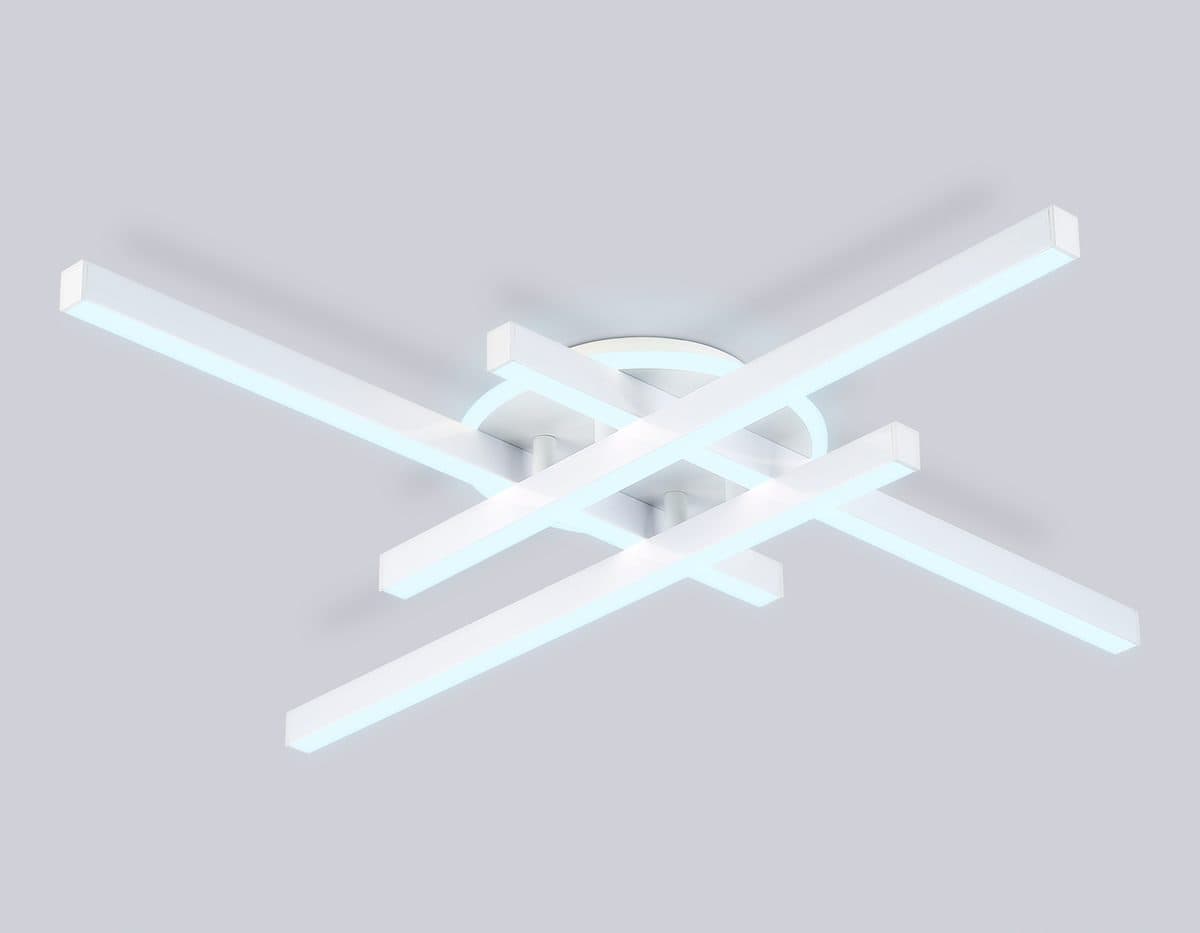 FL6281 WH белый 58W 3000K-6400K 700*700*85 (ПДУ ИК)