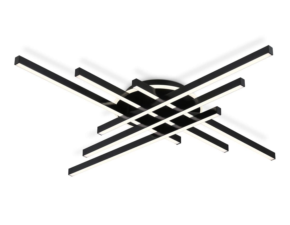 FL6286 BK черный 110W 3000K-6400K 950*950*90 (ПДУ ИК)