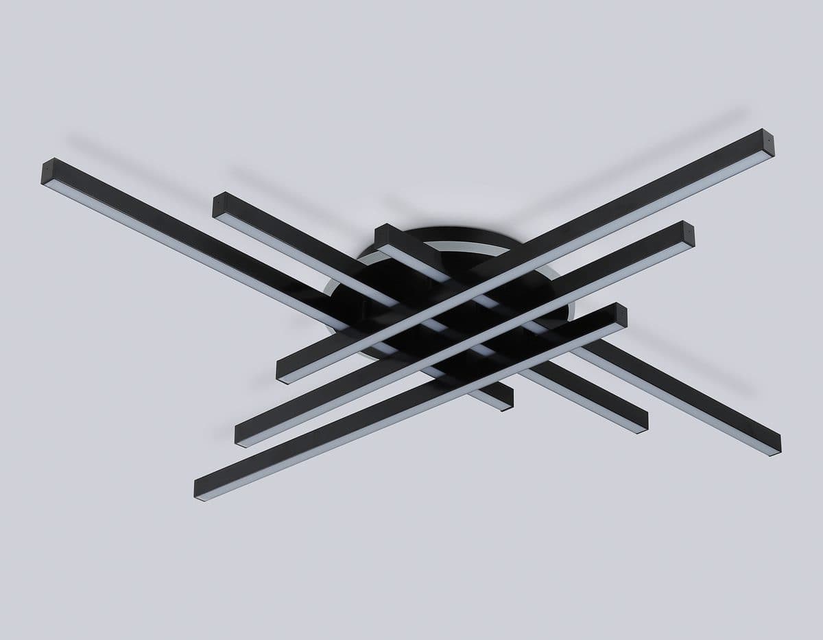 FL6286 BK черный 110W 3000K-6400K 950*950*90 (ПДУ ИК)