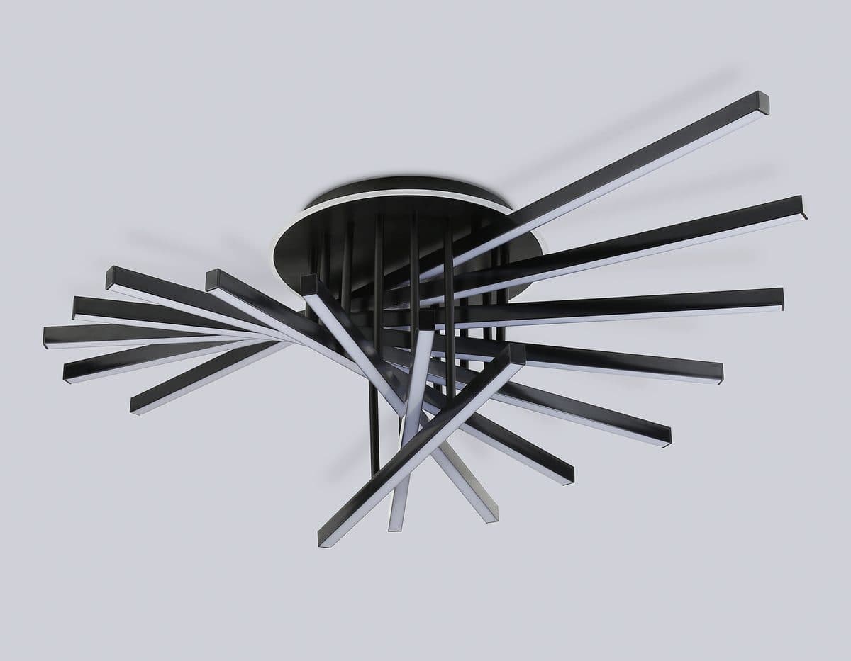 FL6292 BK черный 160W 3000K-6400K 1100*790*315 (ПДУ ИК)