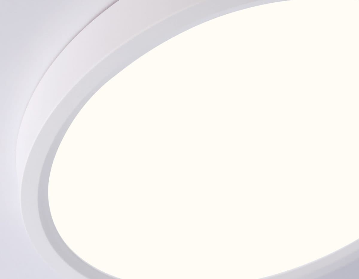 FZ1901 WH белый IP54 13W 3000K-6500K CCT-переключатель D230*25 (Без ПДУ)