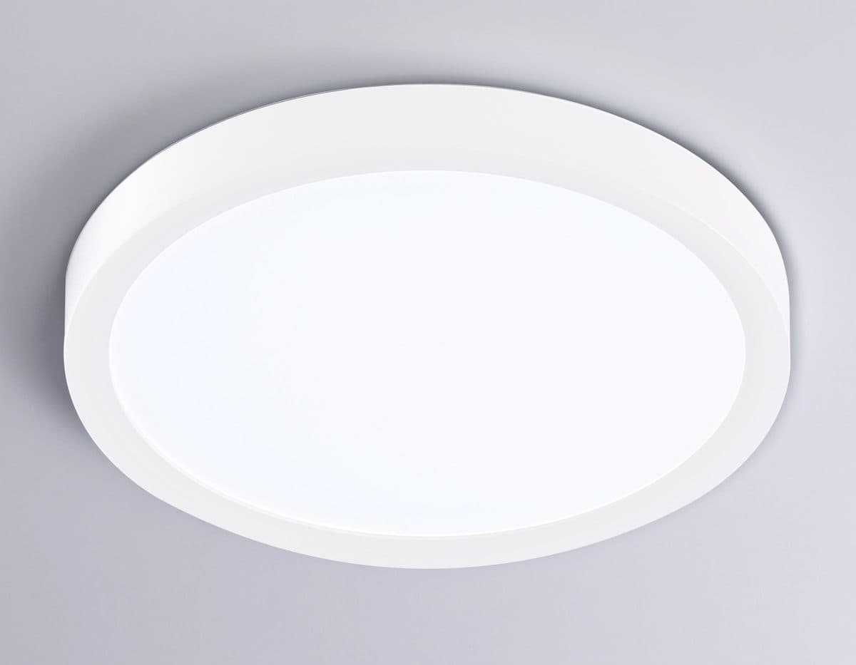 FZ1901 WH белый IP54 13W 3000K-6500K CCT-переключатель D230*25 (Без ПДУ)