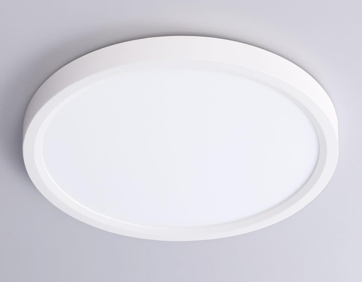 FZ1901 WH белый IP54 13W 3000K-6500K CCT-переключатель D230*25 (Без ПДУ)