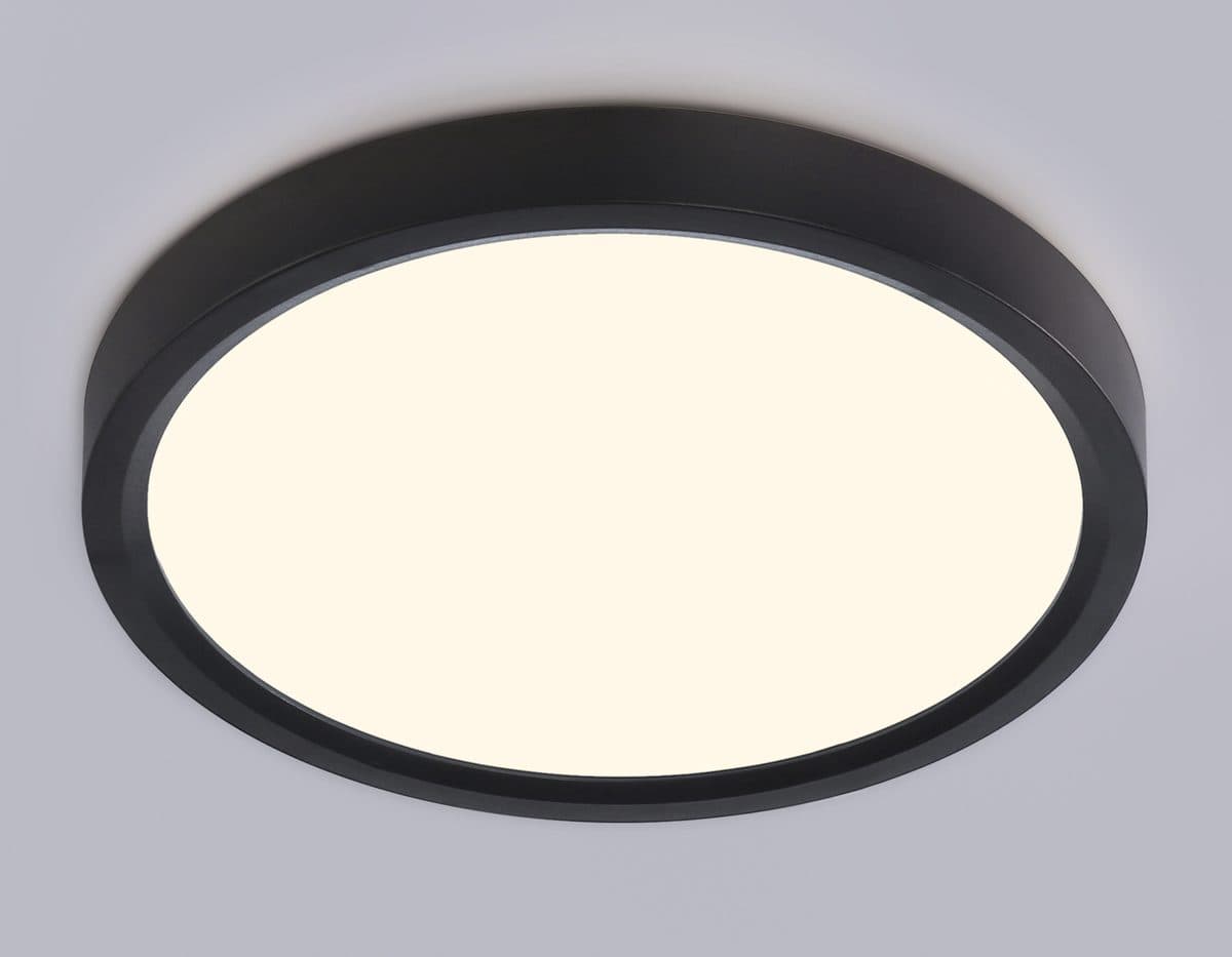 FZ1902 BK черный IP54 13W 3000K-6500K CCT-переключатель D230*25 (Без ПДУ)