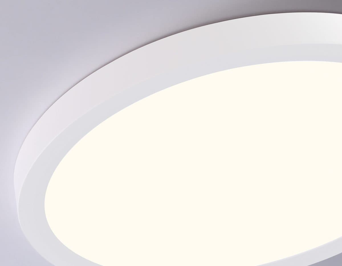 FZ1903 WH белый IP54 20W 3000K-6500K CCT-переключатель D300*25 (Без ПДУ)