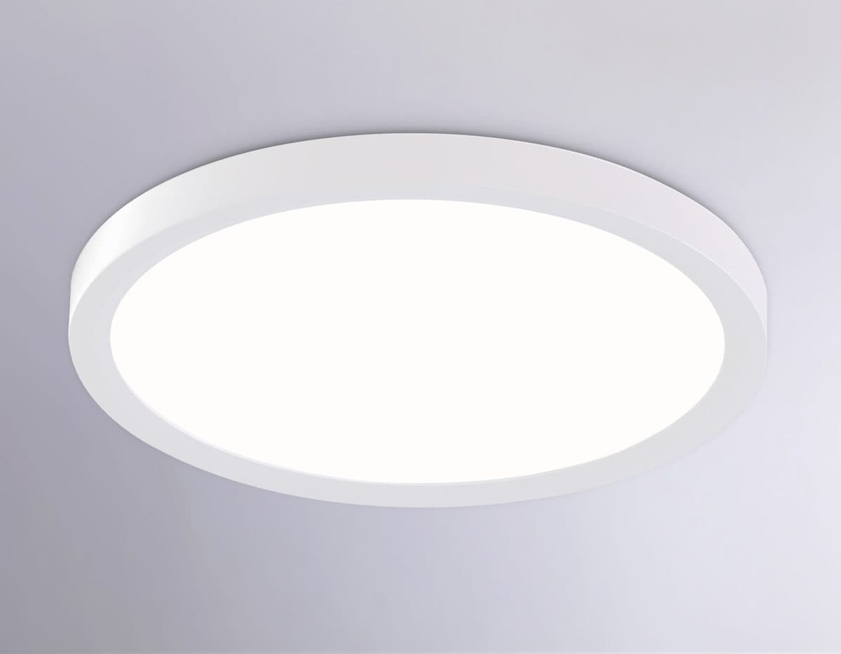 FZ1903 WH белый IP54 20W 3000K-6500K CCT-переключатель D300*25 (Без ПДУ)