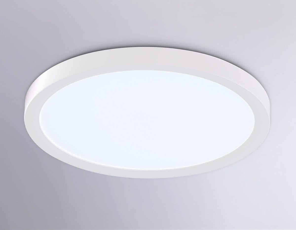 FZ1903 WH белый IP54 20W 3000K-6500K CCT-переключатель D300*25 (Без ПДУ)