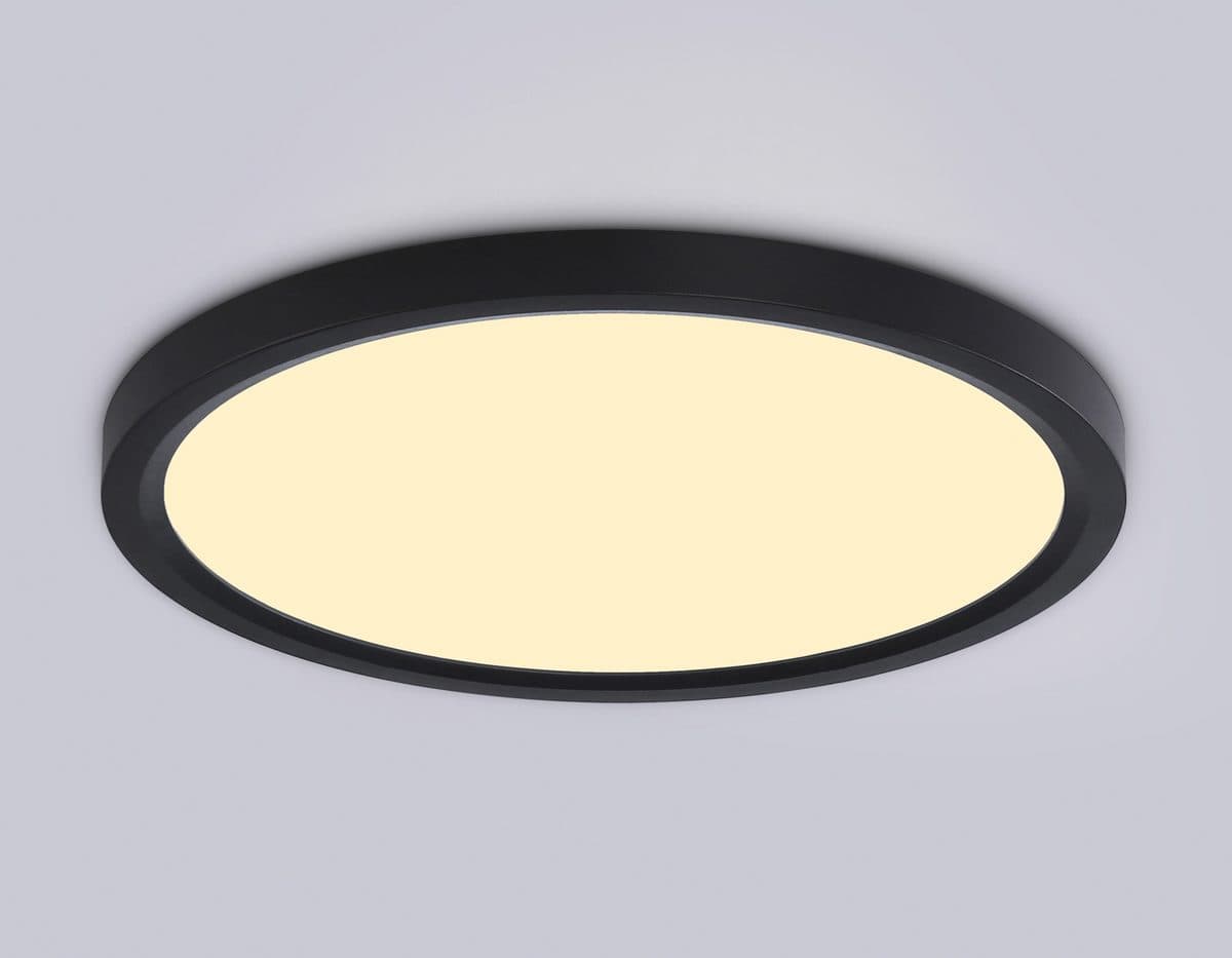 FZ1906 BK черный IP54 26W 3000K-6500K CCT-переключатель D370*25 (Без ПДУ)