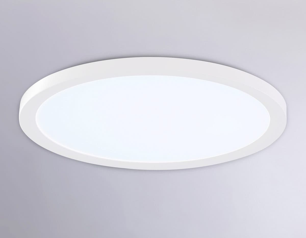 FZ1909 WH белый IP54 44W 3000K-6500K CCT-переключатель D600*25 (Без ПДУ)