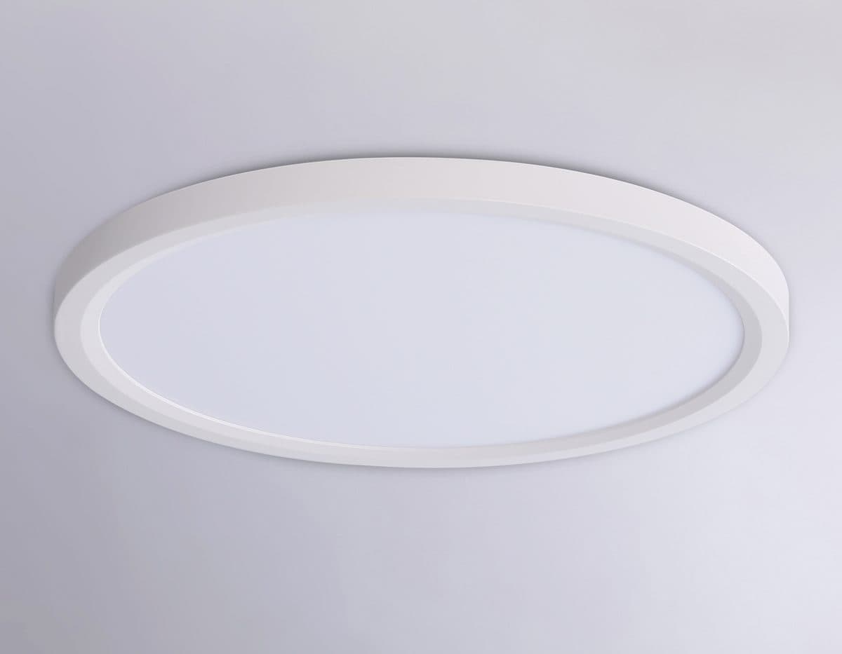 FZ1909 WH белый IP54 44W 3000K-6500K CCT-переключатель D600*25 (Без ПДУ)