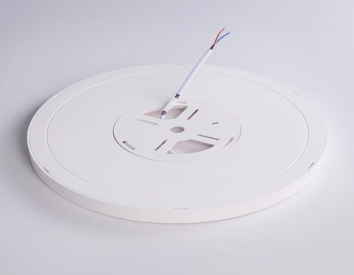 FZ1909 WH белый IP54 44W 3000K-6500K CCT-переключатель D600*25 (Без ПДУ)