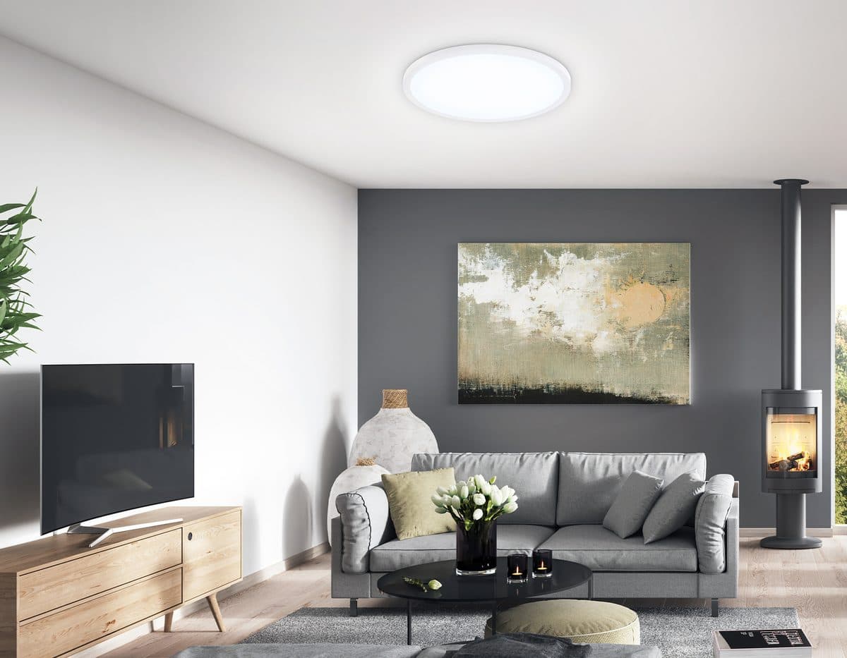 FZ1955 WH белый IP54 26W 5000K D370*15 (Без ПДУ)