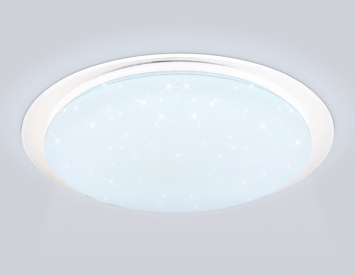 FZ770 WH белый IP20 42W 3000-6500K+RGB 450*55 (ПДУ ИК)