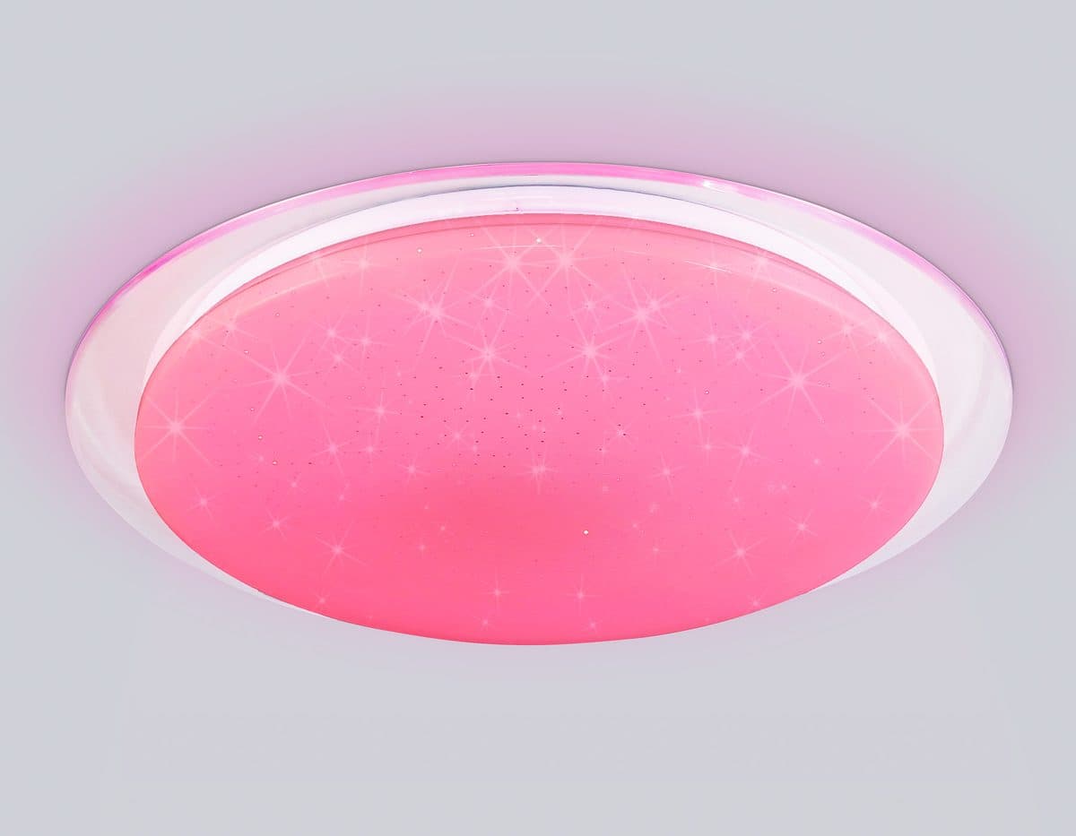 FZ770 WH белый IP20 42W 3000-6500K+RGB 450*55 (ПДУ ИК)