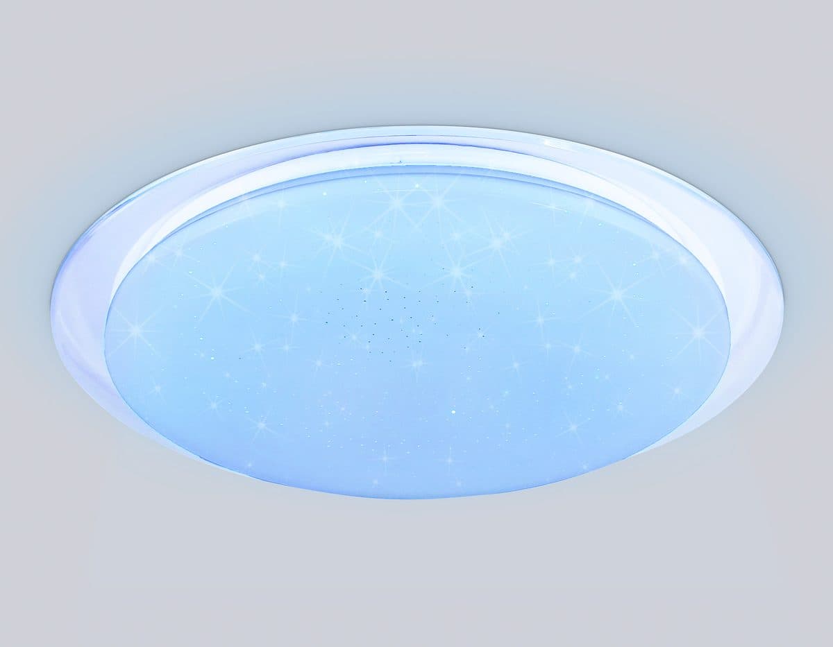 FZ770 WH белый IP20 42W 3000-6500K+RGB 450*55 (ПДУ ИК)