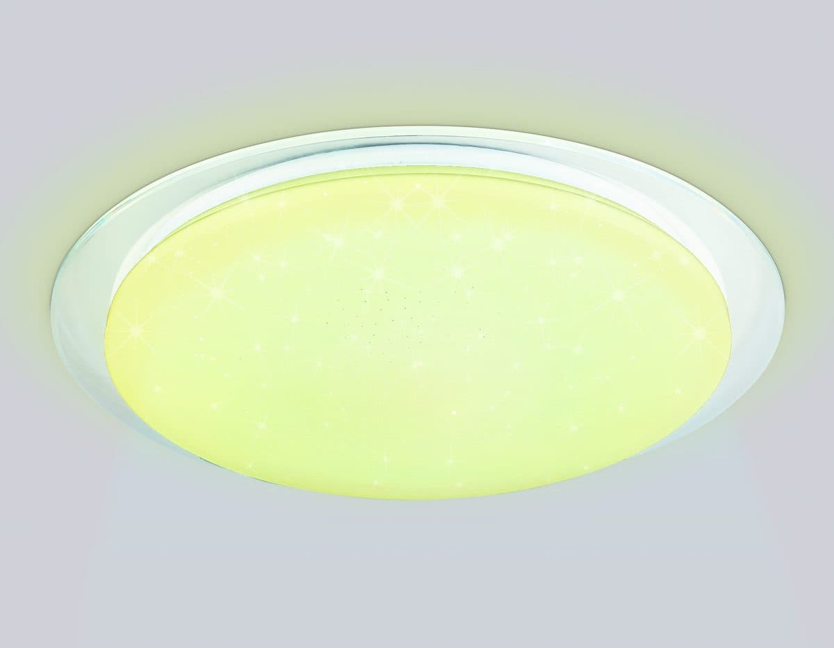 FZ770 WH белый IP20 42W 3000-6500K+RGB 450*55 (ПДУ ИК)