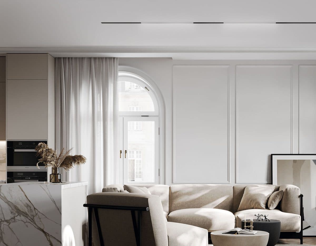 GL2325 BK черный IP20 20W 3CCT 3000-6400K 48V 400*10*37