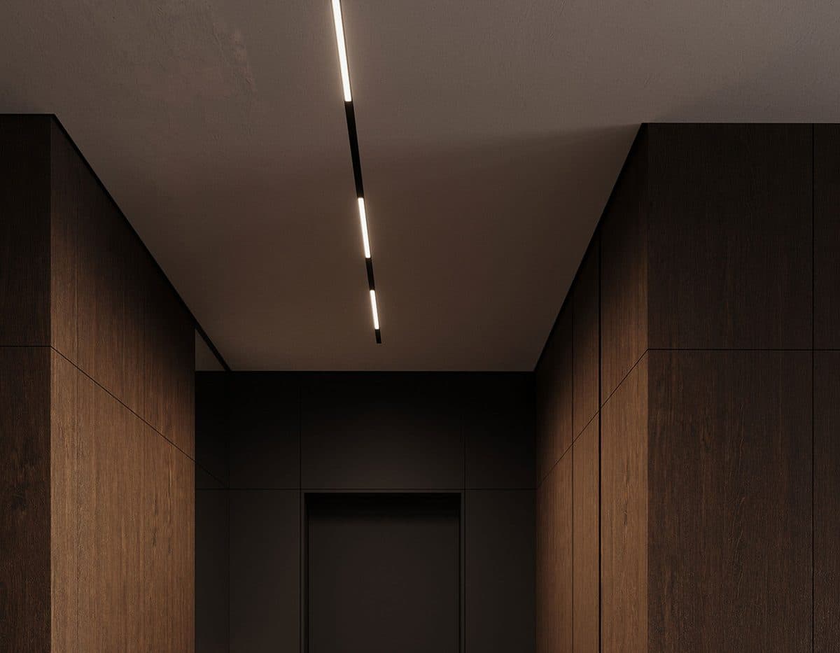 GL2325 BK черный IP20 20W 3CCT 3000-6400K 48V 400*10*37