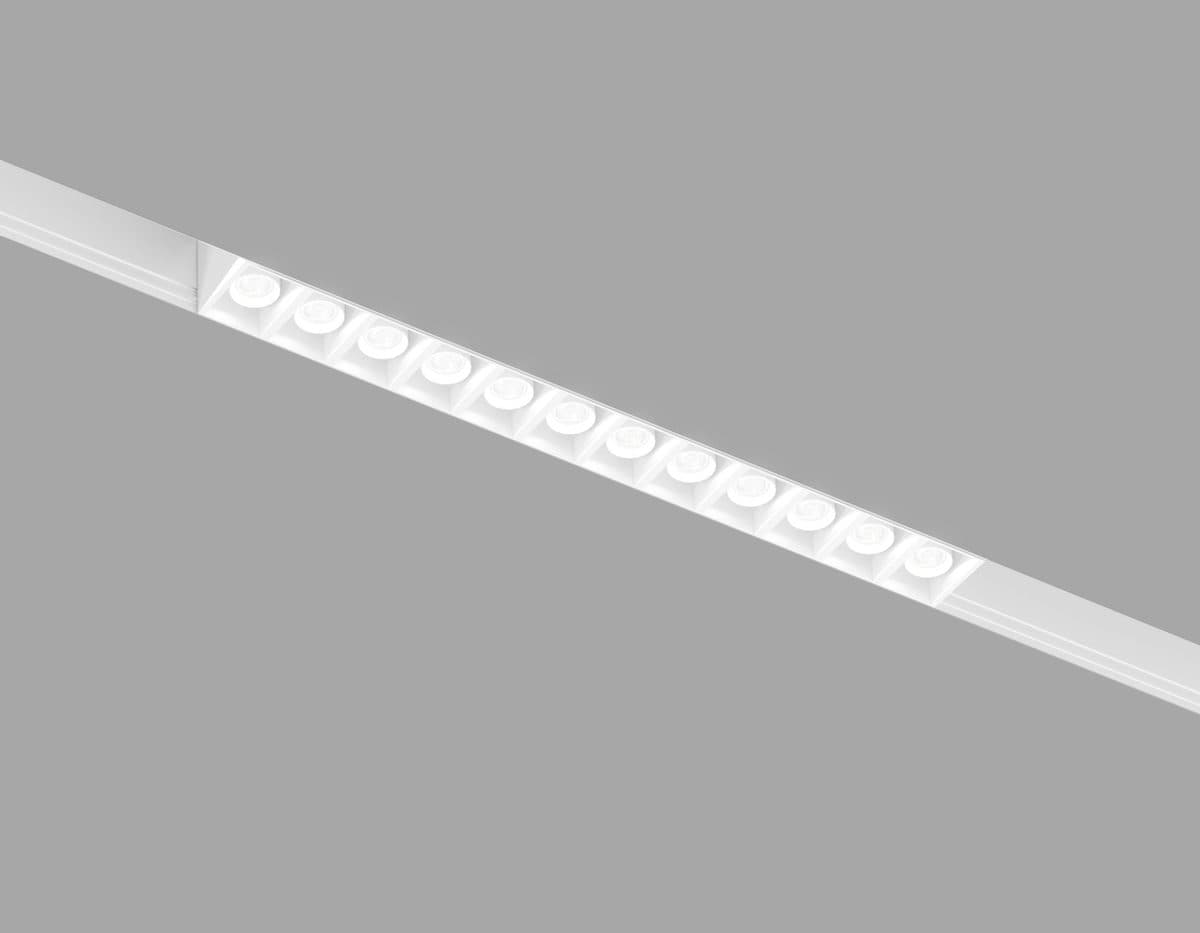GL4490 WH белый IP20 12W 3CCT 3000-6000K SMART 48V 24° 218*22*25