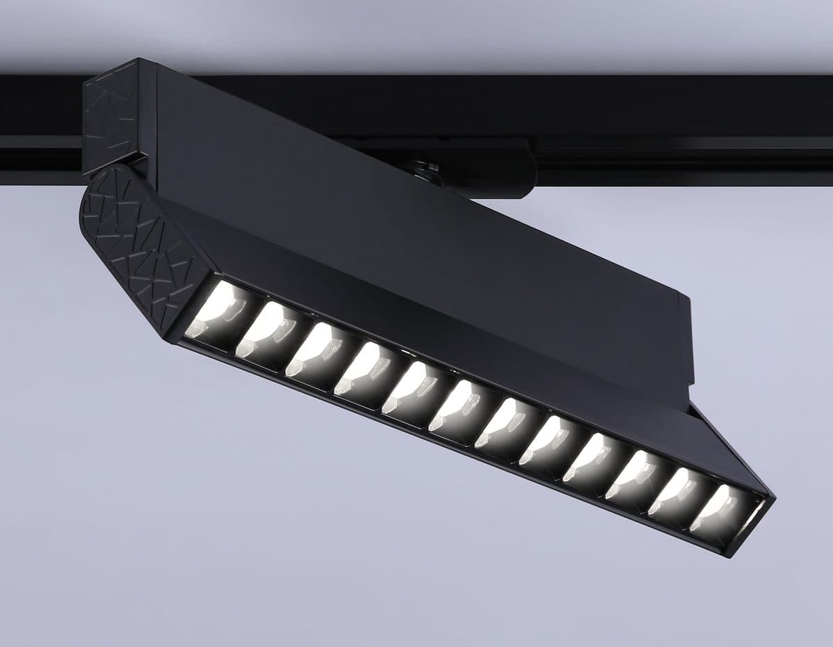 GL6819 BK черный LED 12W 4200K 24° 230*22*87