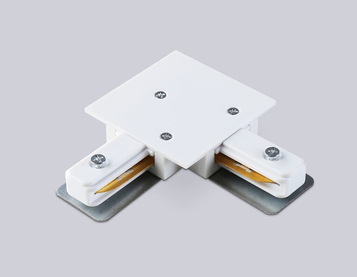 GL7165 WH белый коннектор угловой встраеваемый для шинопровода Standard 220V NEW 70*70*20