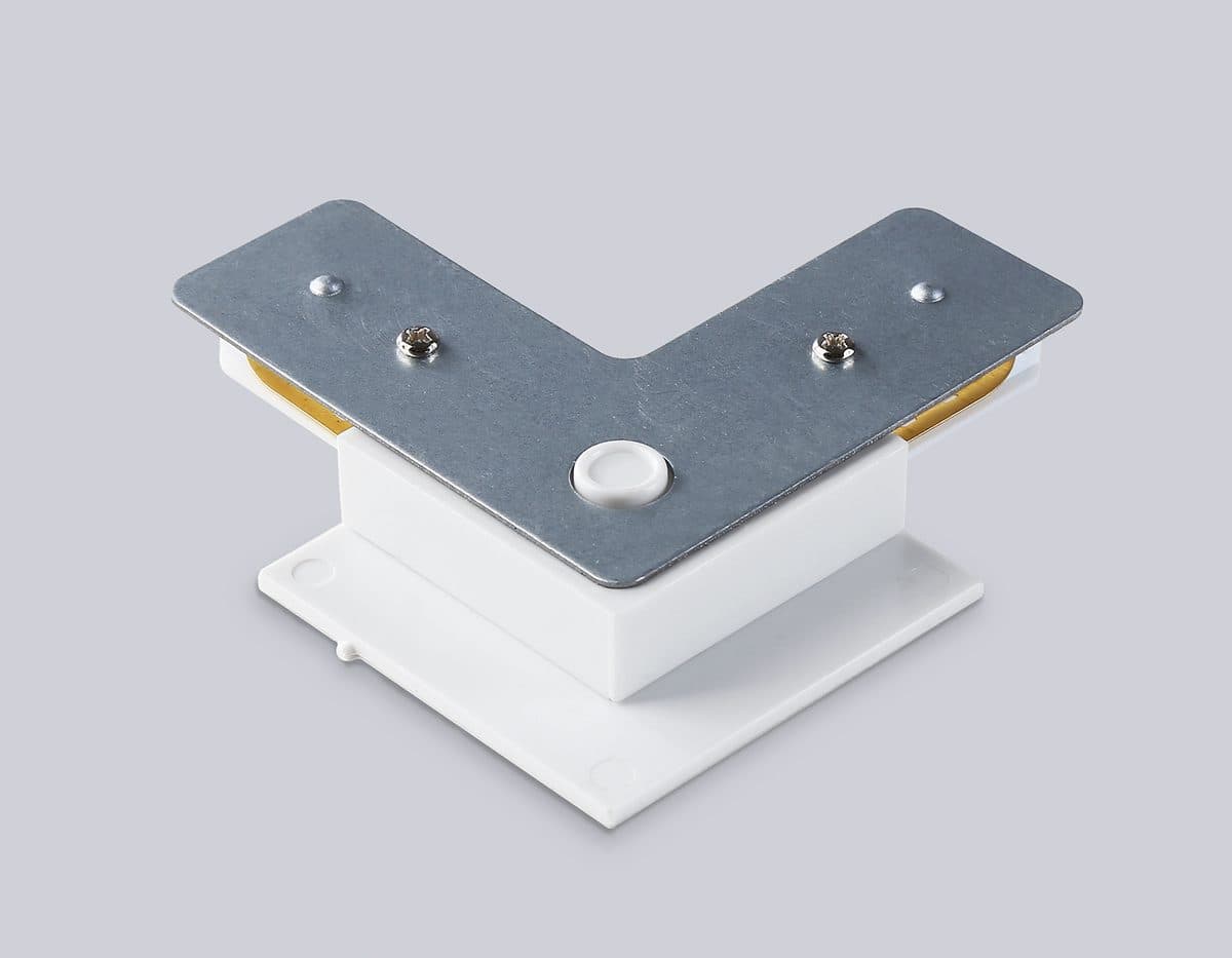 GL7165 WH белый коннектор угловой встраеваемый для шинопровода Standard 220V NEW 70*70*20