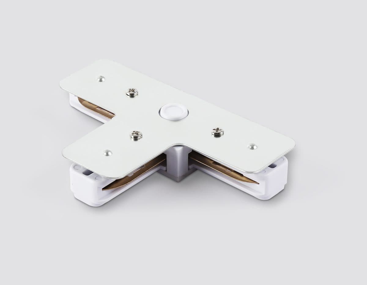 GL7167 WH белый коннектор Т-образный для однофазного шинопровода Standard 220V NEW 105*70*20