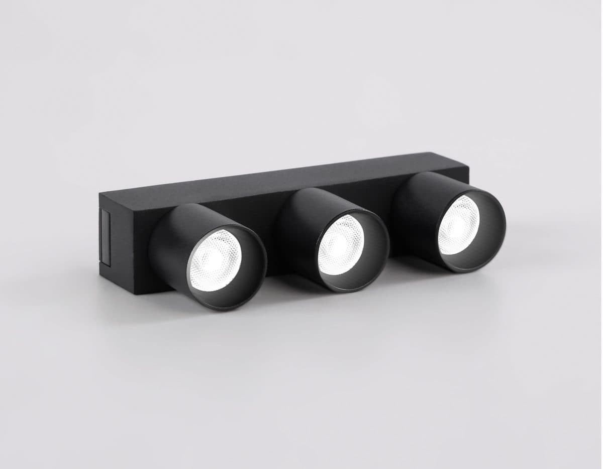 GV1504/3 BK черный IP20 6W 4200K 48V 24° 122*26*55