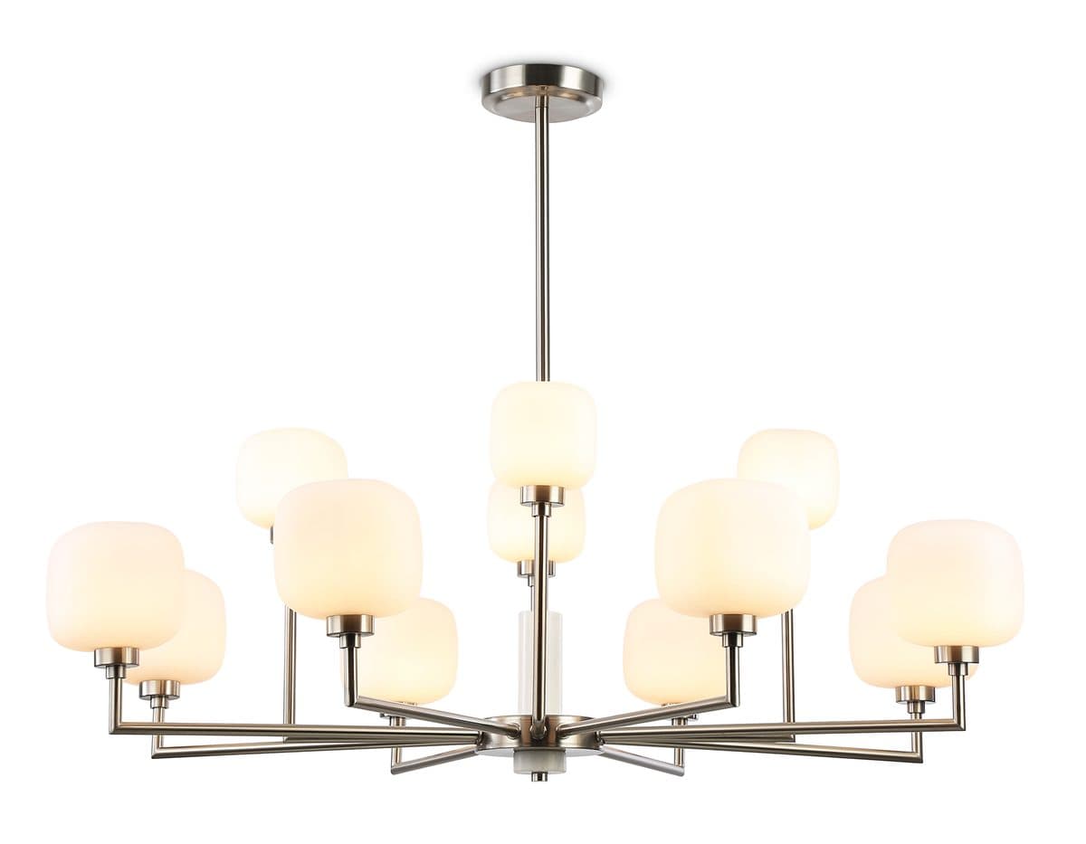 LH53005/12 SN/FR сатин никель/белый матовый G9*12 max 40W D910*680